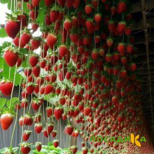 Клубника ампельная Анастасия купить по цене от 370р. в интернет-магазине «Посадика» с доставкой почтой в в Харабалие и по всей России – [изображение №1].
