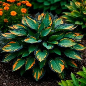 Хоста Бархатный Полог купить по цене от 560р. в интернет-магазине «Посадика» с доставкой почтой в в Харабалие и по всей России – [изображение №1].